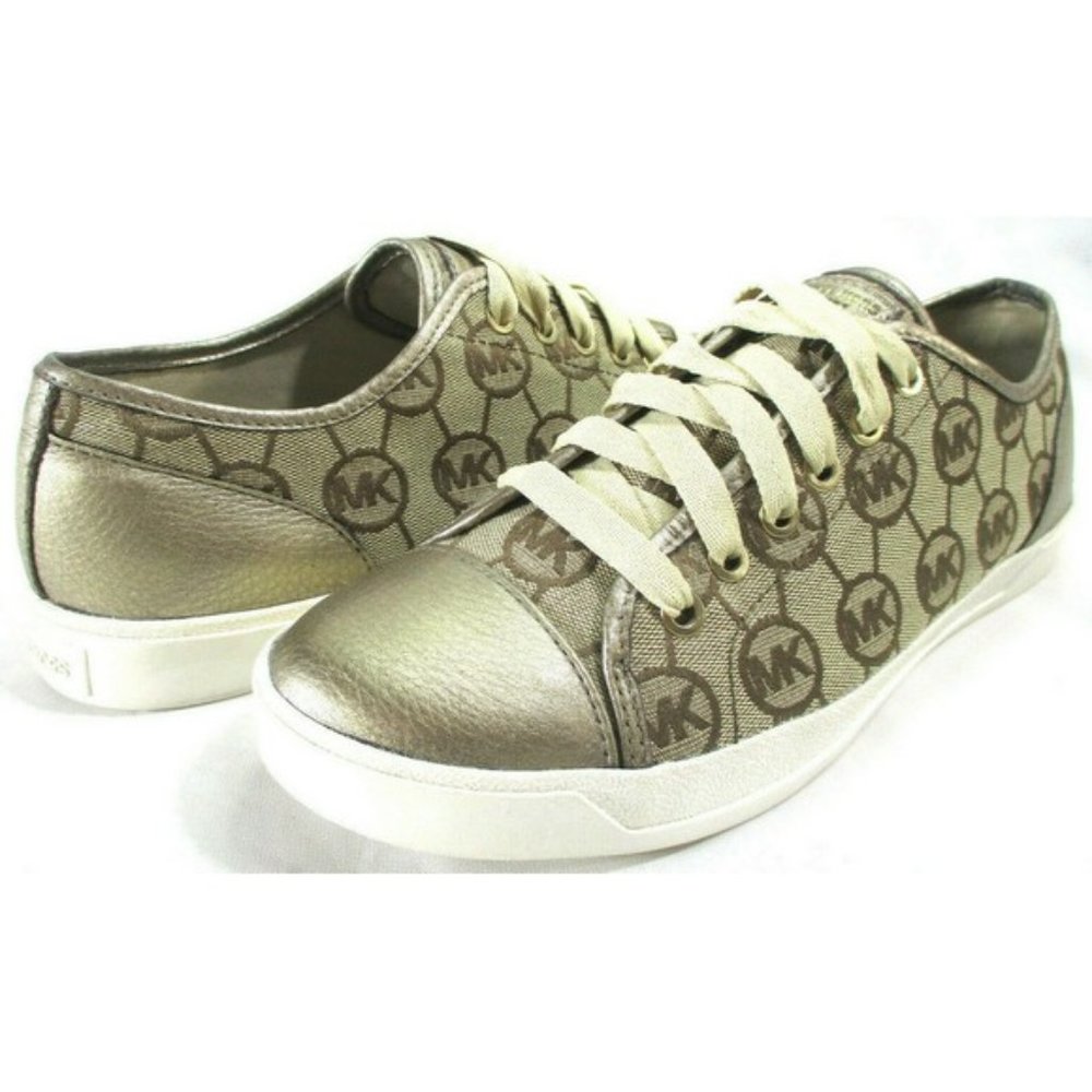 michael kors logo trainers